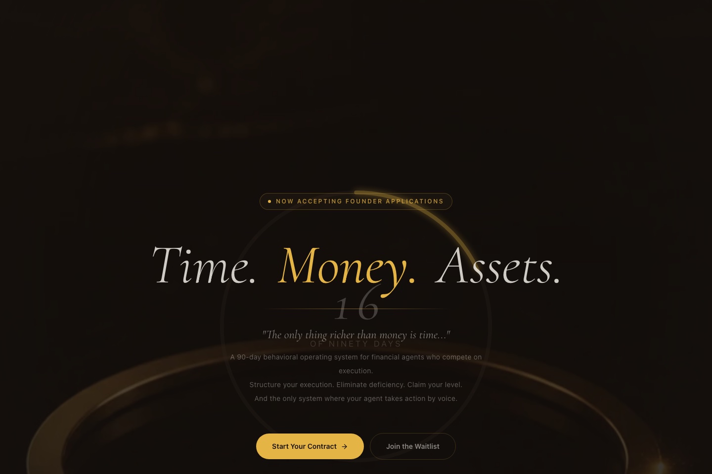 The TMA app — Time. Money. Assets.